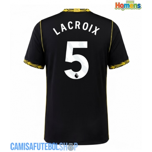 Camisa de time de futebol Chelsea Maxence Lacroix #5 Replicas 2º Equipamento 2026-27 Manga Curta